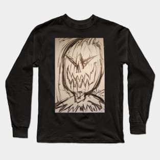 Pumpkin face Long Sleeve T-Shirt